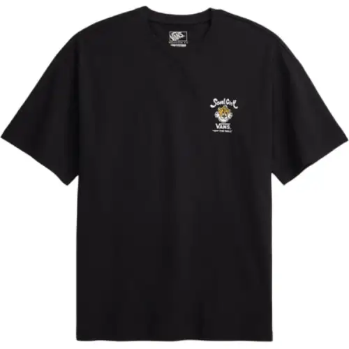 Vans T Shirts Men's Black Crew Neck