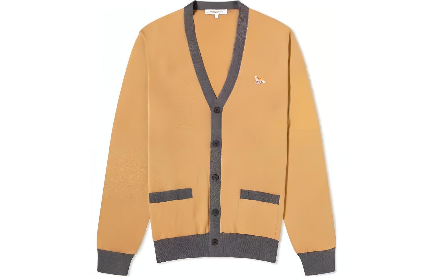 Мужской свитер Maison Kitsune (желтый)