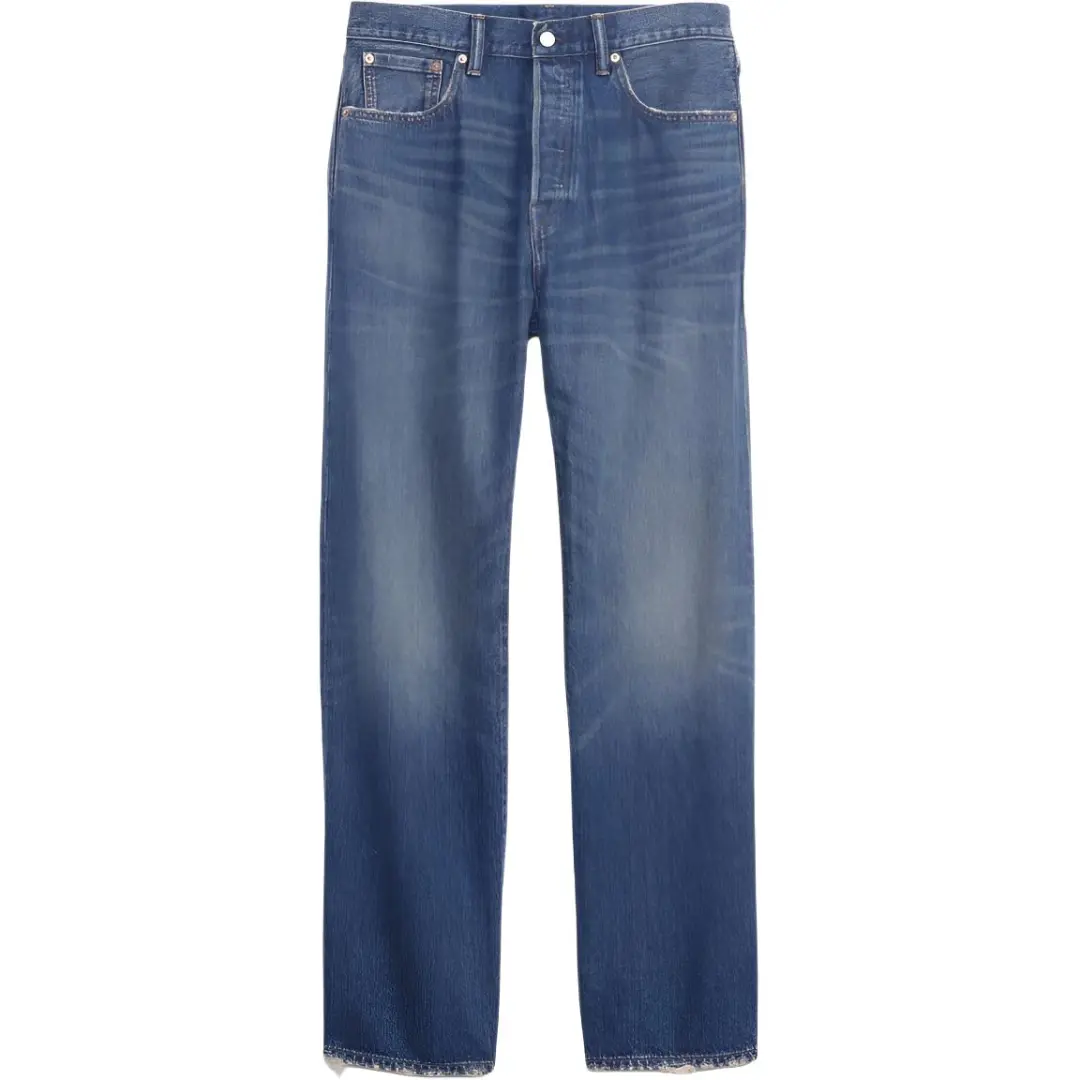 GAP Jeans Unisex Dark Color Washed Moderate Straight Fit Pants