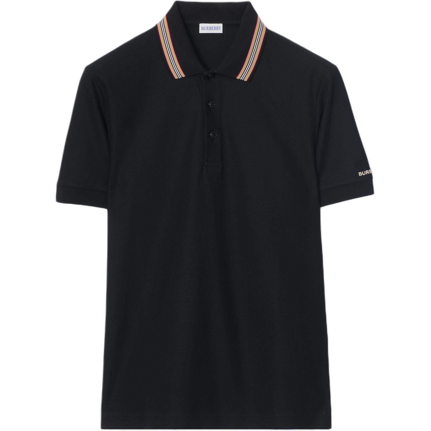 Мужская футболка-поло Burberry Burberry Polo (черная)