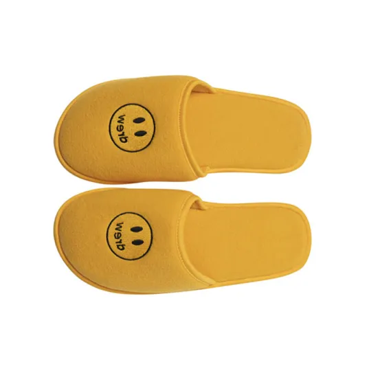 Drew House Home Cotton Slippers Yellow