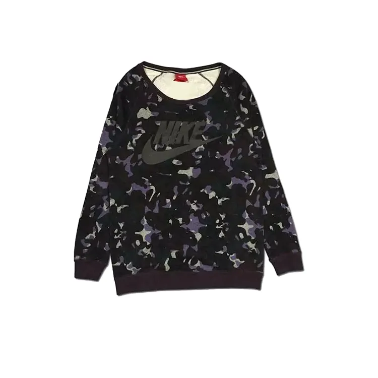 Nike Sweatshirts Women's Purple/Black Crew Neck Moderate