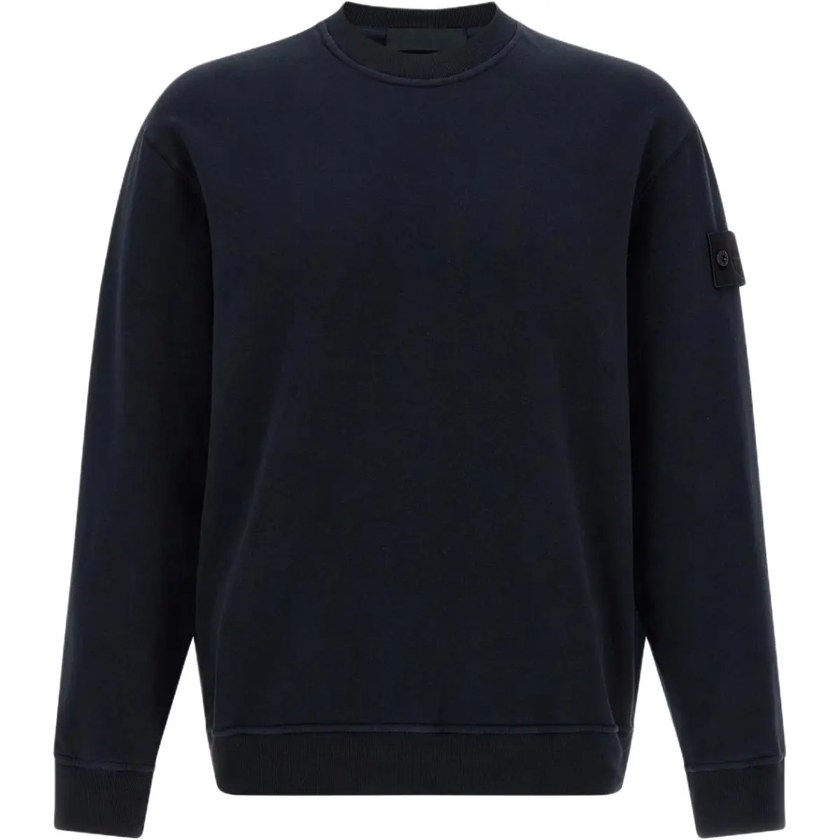 Stone Island Logo Patch Crewneck Sweatshirt