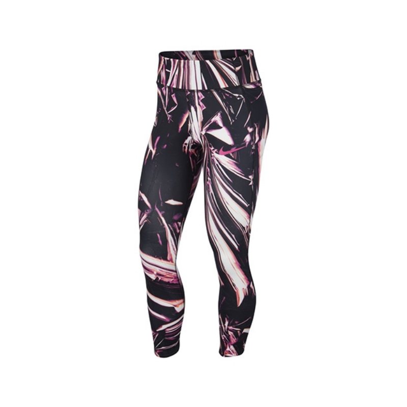 Nike Yoga Pants Women’s Black Purple Moderate