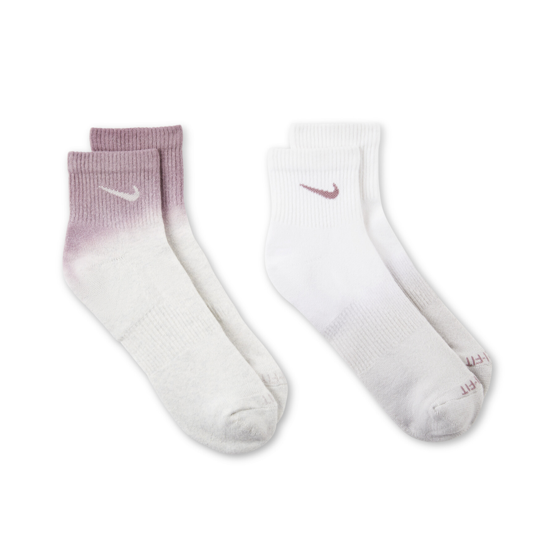 Nike Dri FIT Everyday Plus Ankle Socks Unisex 2 Pack Multicolor