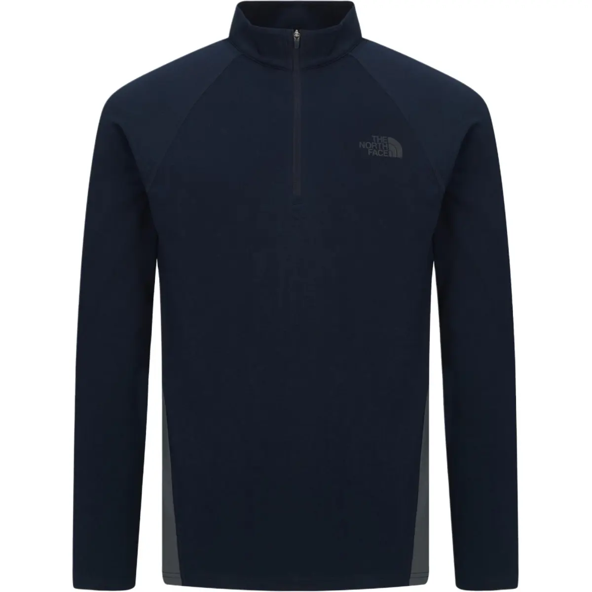 THE NORTH FACE THE NORTH FACE Apparel Collection T-Shirts Men's Midnight Marine Blue Stand Collar