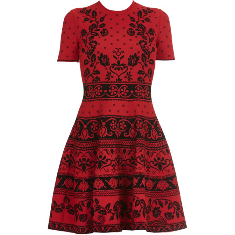 Женское платье Alexander McQueen (разноцветное)