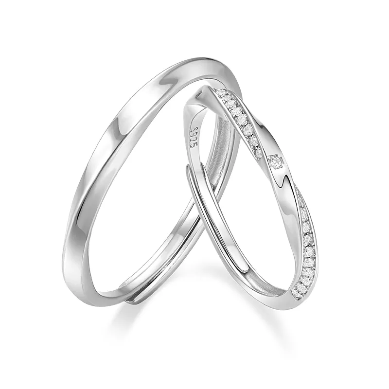 KADER Rings Unisex Silver White