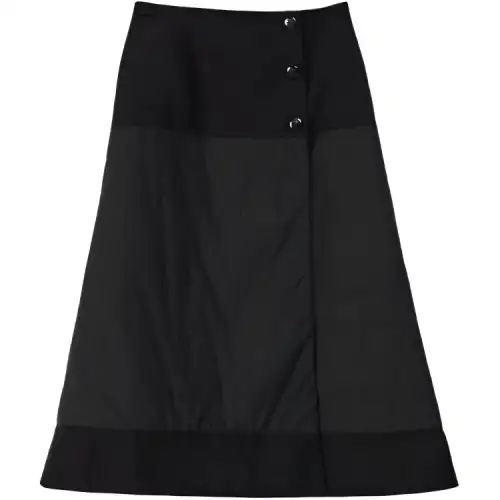 LOEWE Casual Long Skirts Women's Black Moderate Mid Length Other
