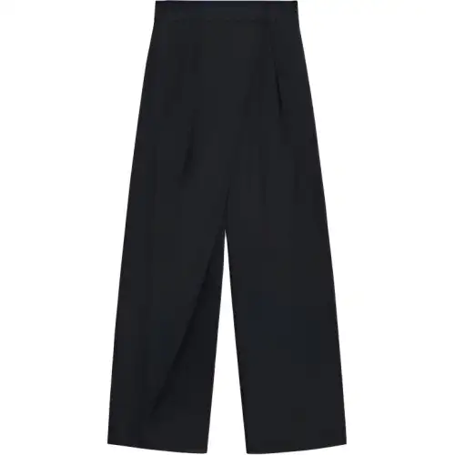 LOEWE Jeans Women's Black Moderate Wide Leg Pants