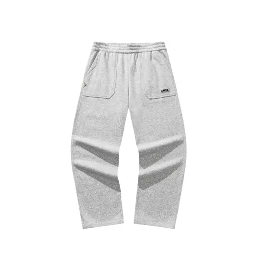 Anta Life Collection Minimalist Style Comfortable Casual Versatile Fleece Lined Loose Fit Straight Fit Thermal