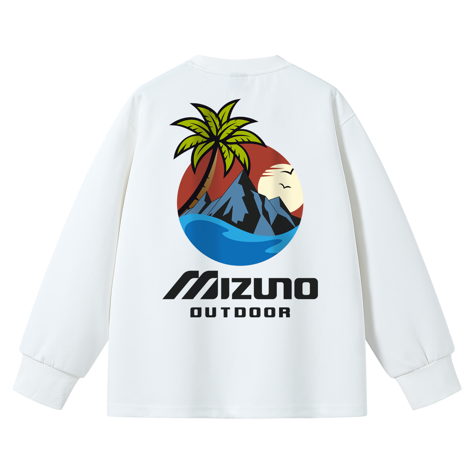 Худи Mizuno Crewneck Sweatshirt (серое)