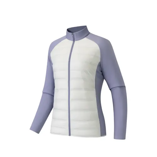 ANTA Down Jackets Women's Mist Purple/Cloud Rain Gray 3 Stand Collar