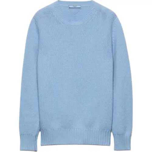 PRADA Long Sleeved Crewneck Knitted Jumper