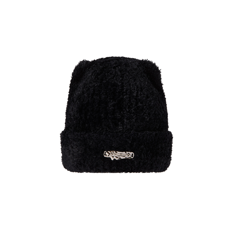 Шапка Fila FUSION Bear Ear Beanie (черная)