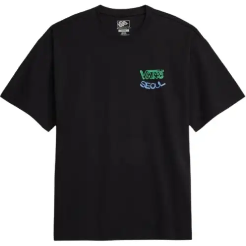 Vans T Shirts Unisex Black Crew Neck