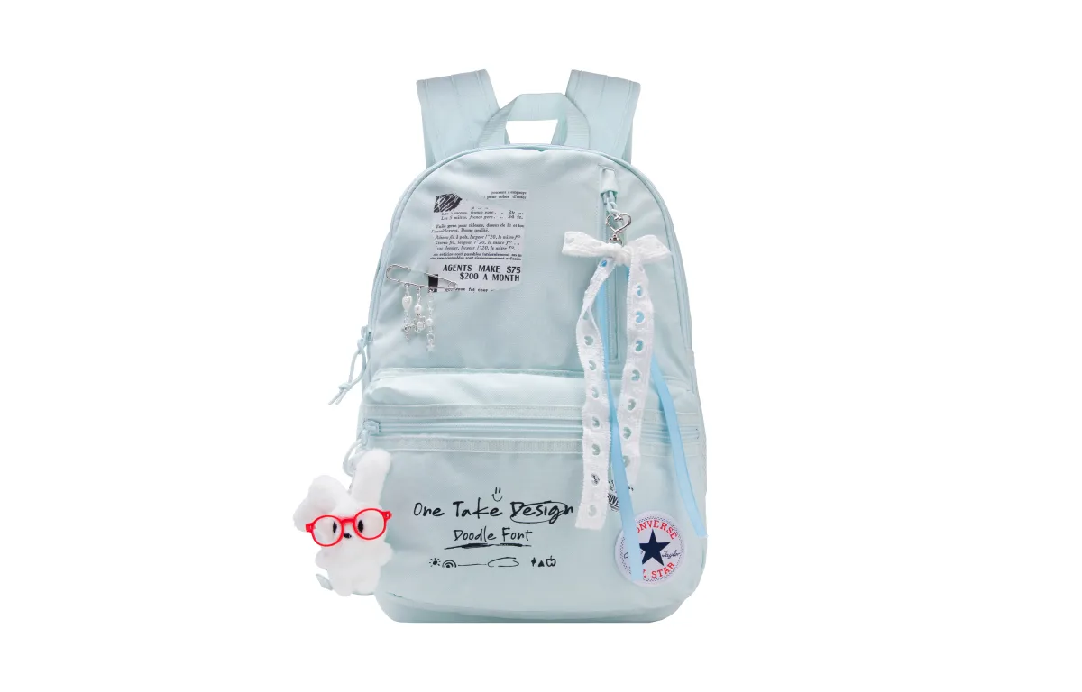 Converse Polyester Backpack Medium Unisex Azure