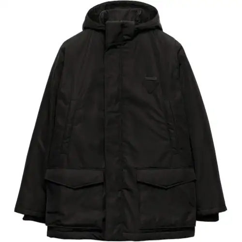 Prada medium-weight technical down jacket
