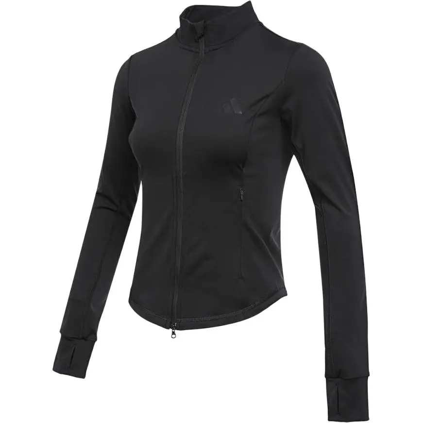 Adidas Jackets Women's Black Stand Collar Moderate Other