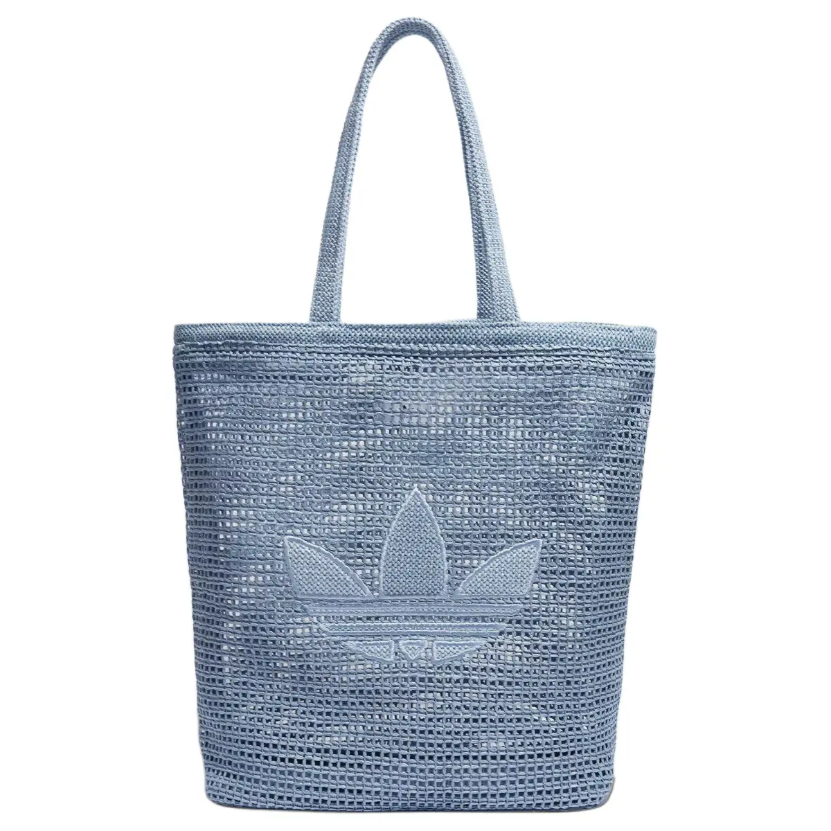 Adidas Originals Trefoil Recycled Polyester Tote Bag, Shopping Bag, Shoulder Bag Women's Blue