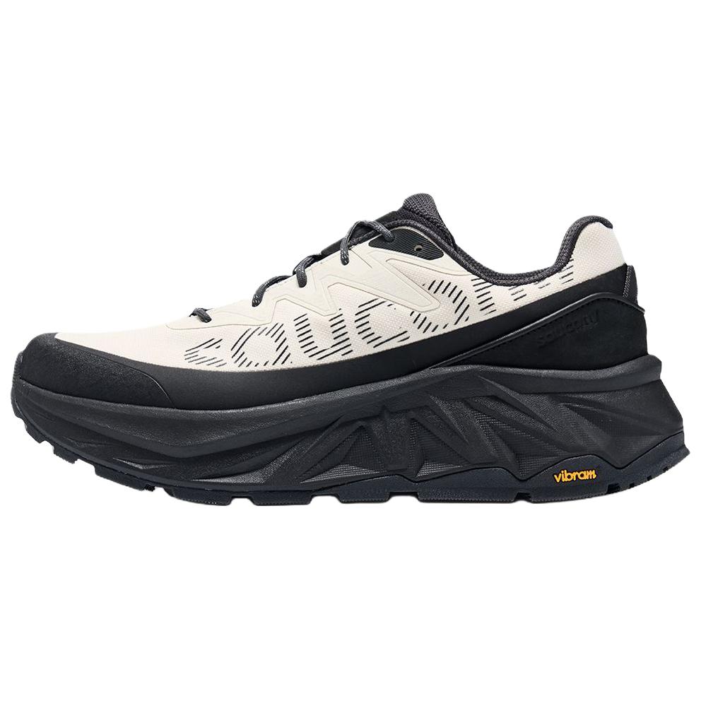 Saucony TRIGON ULTRA Speed Waterproof Rebound Waterproof Rebound Casual Running Shoes Unisex Beige Black