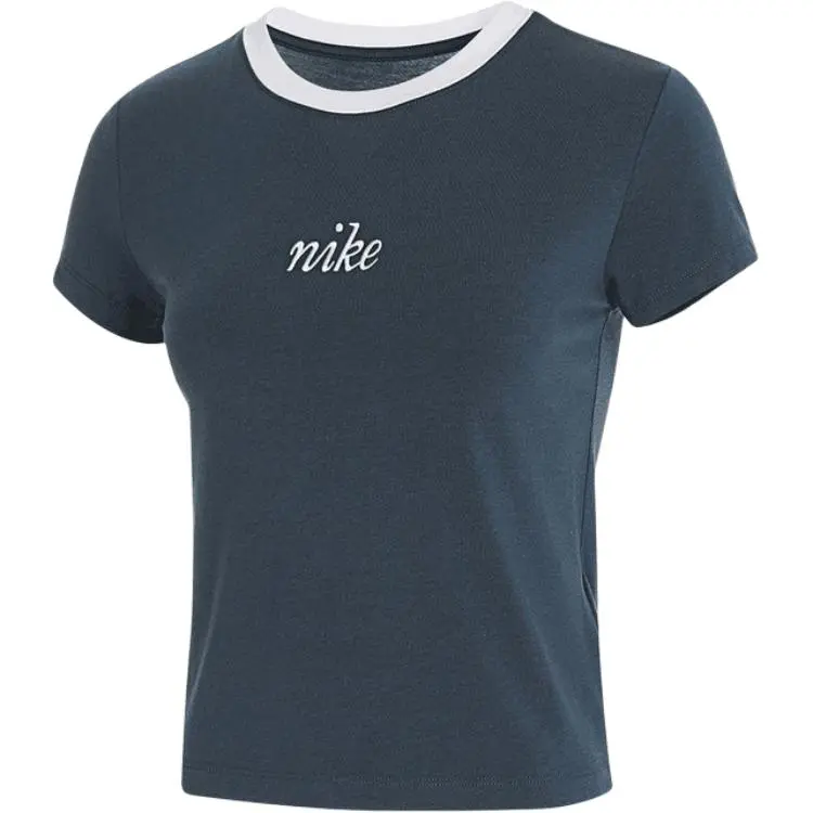 Nike T Shirt Women's Arsenal Dark Sea Blue/White