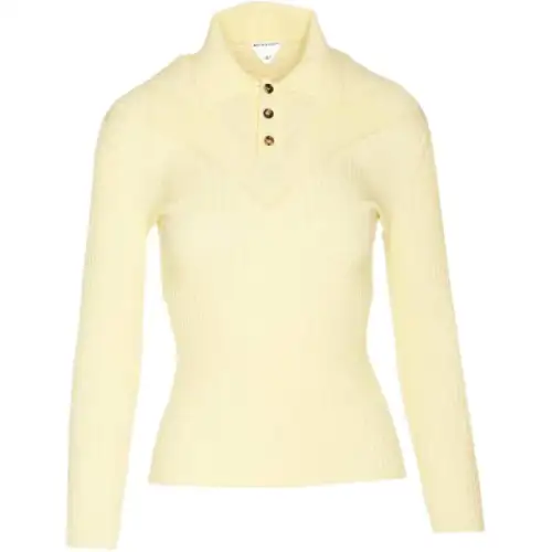 Bottega Veneta Slim Fit Ribbed Polo Shirt