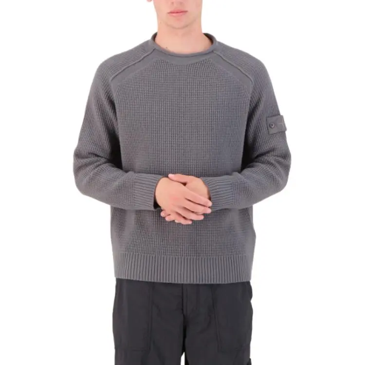 Stone Island raglan-sleeve wool sweatshirt