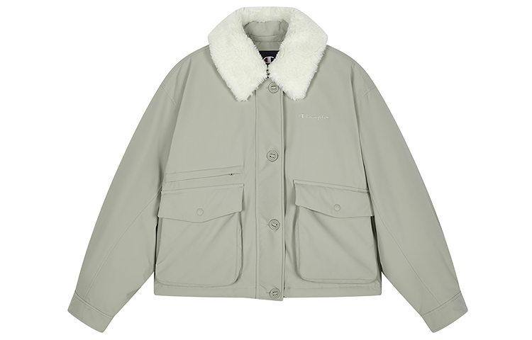 Женская куртка Champion FW25 (бежевая) — фото 6