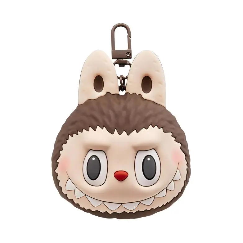 POP MART Silicone Earphone Case Unisex Brown