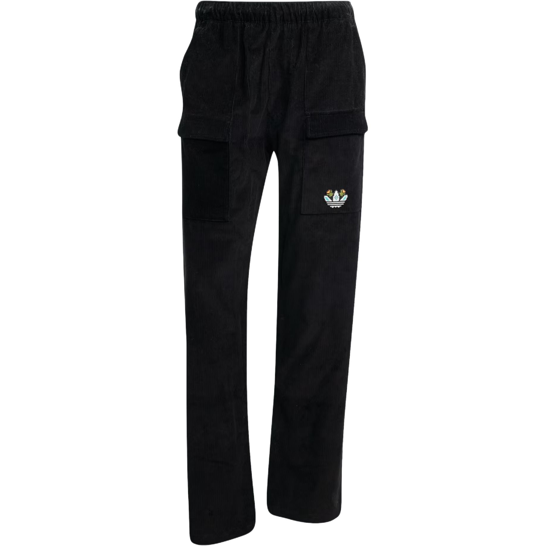 Adidas Originals Monogram Regular Casual Pants Men's Black