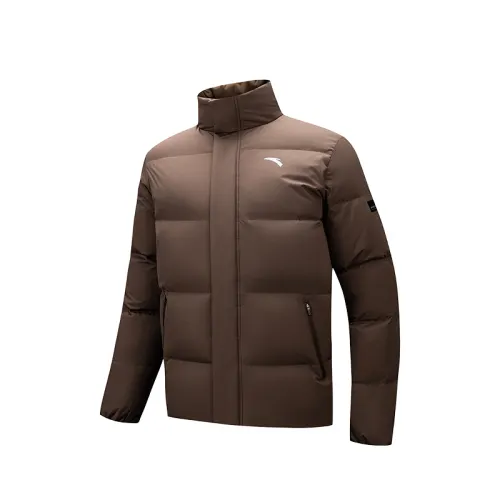Anta Variety Training Collection Down Jacket Men's Chestnut Umber