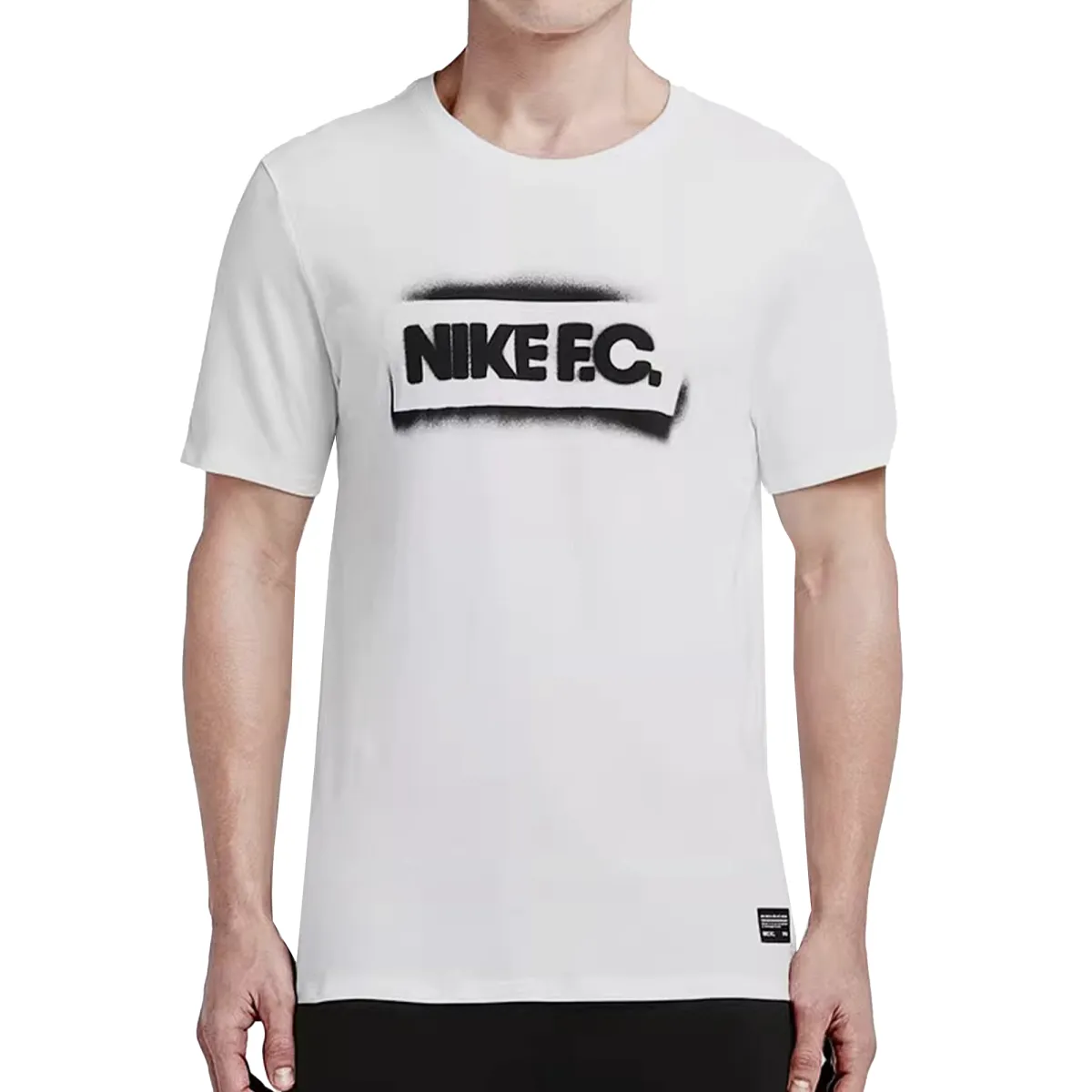 Nike T-Shirts Men's White Crew Neck Moderate