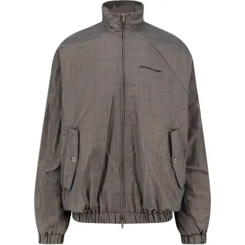 Balenciaga checked zip-up jacket