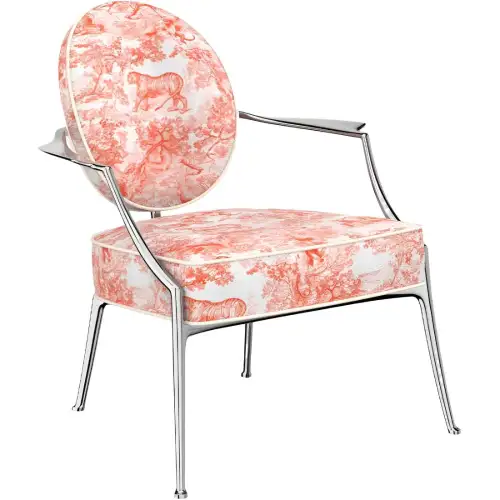 DIOR Dior X STARCK joint series MONSIEUR DIOR armchair single chair orange 68 x 76.1 x 79.7 cm modern style dining chair