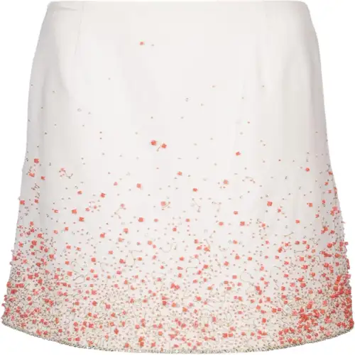 Christian DIOR Embellished A Line Skirt