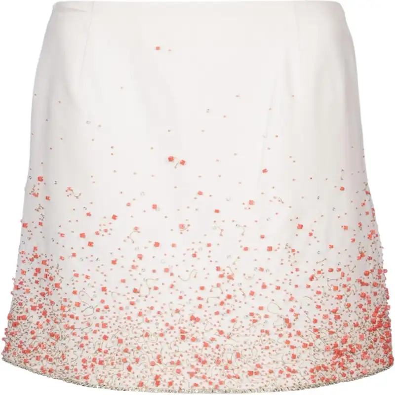 Christian DIOR Embellished A Line Skirt