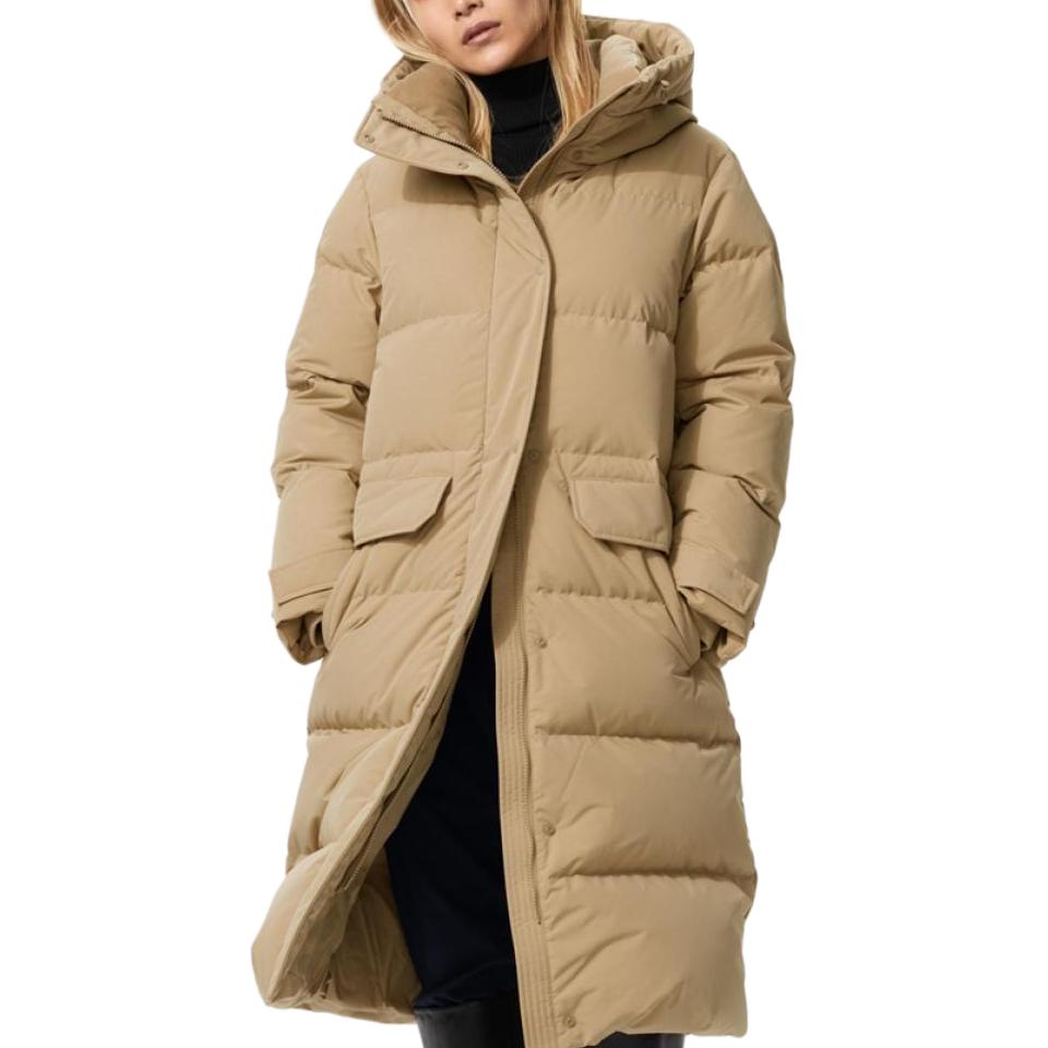 Женская куртка UNIQLO 481014-32 (темно-бежевая)