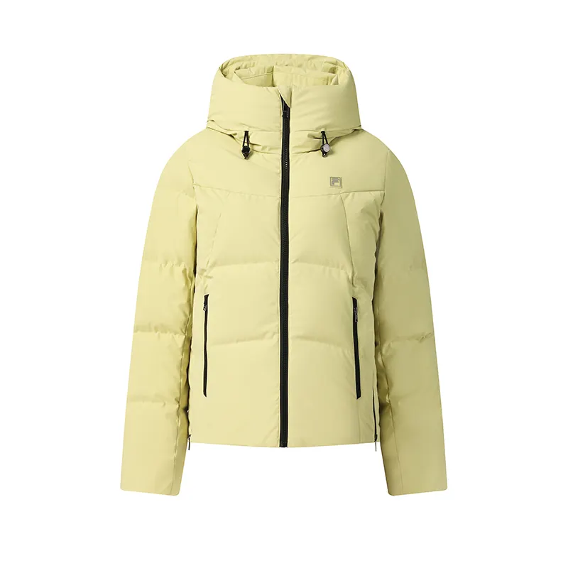 FILA WHITE Down Jacket Women's Elegant And Serene