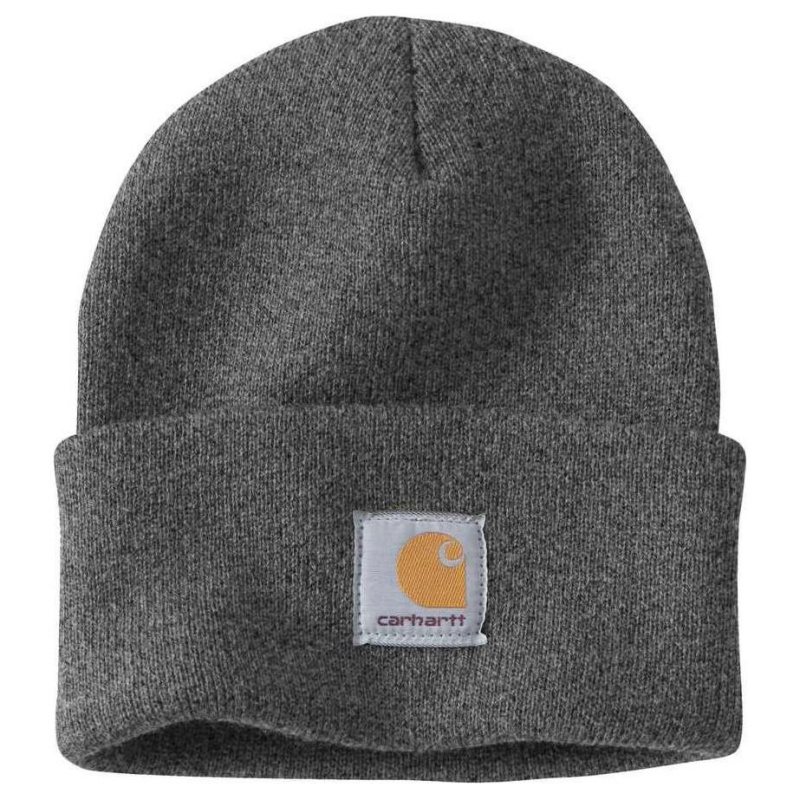 Шапка Carhartt Beanie (черно-белая)