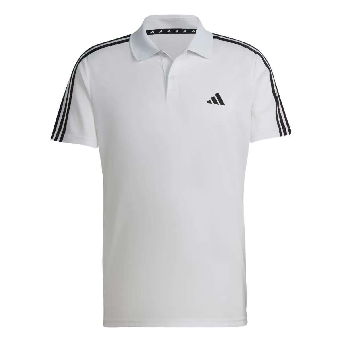 Adidas Polo Shirts Men's White Polo Collar Moderate Straight Fit