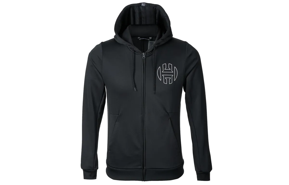 Adidas Jackets Men's Black Hooded Moderate Other