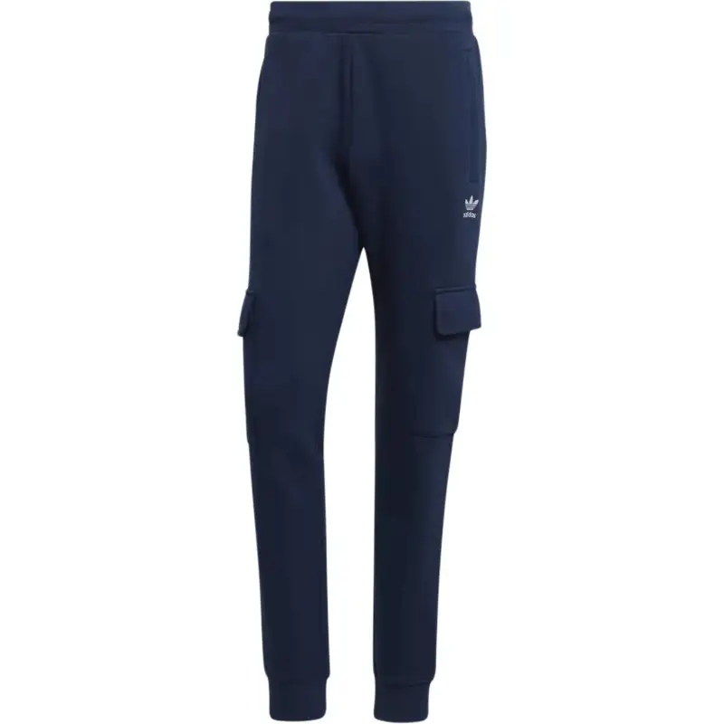 Adidas Originals Knitted Sweatpants Men's Marine Blue Moderate Cuffed Pants