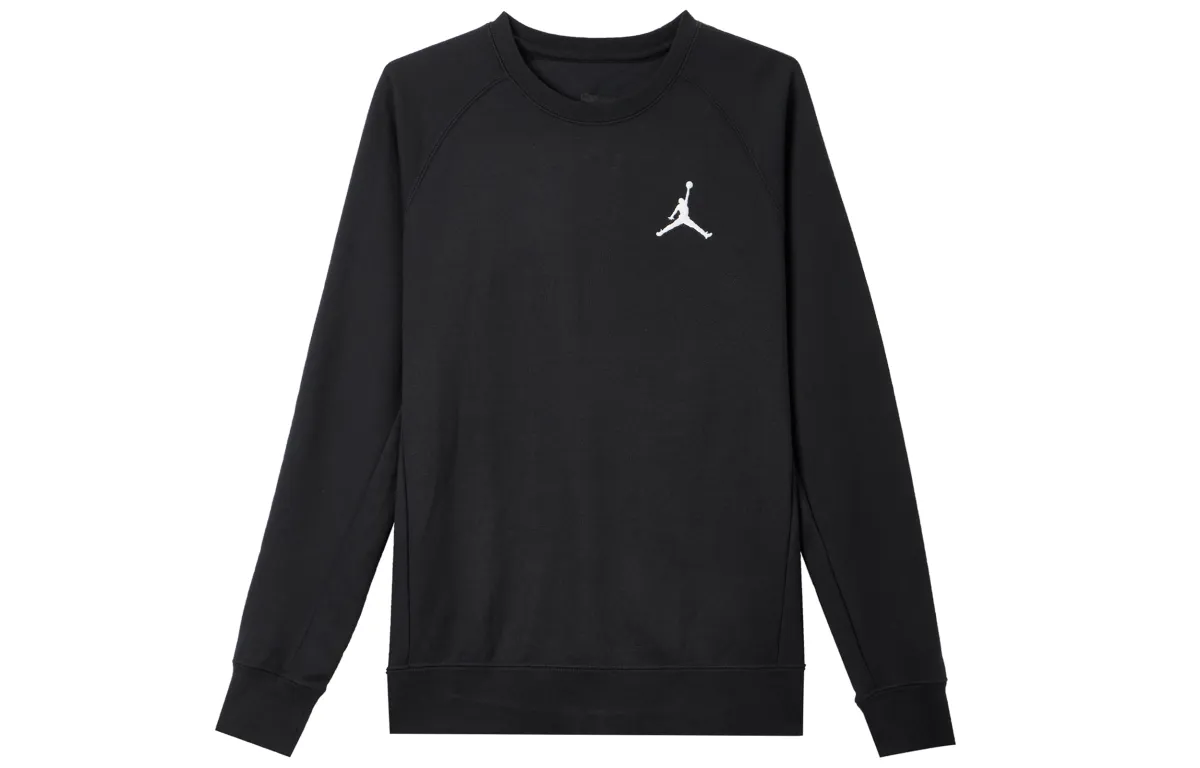 Jordan Sweatshirts Men's Black Crew Neck Moderate