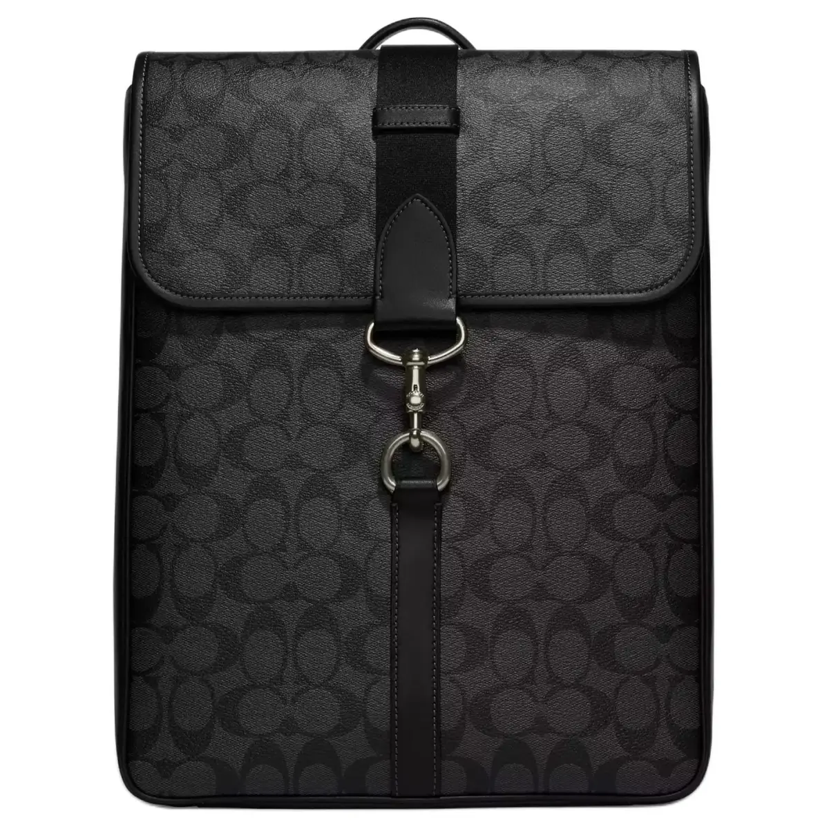 COACH Canvas With Leather Backpacks Large Men's Black