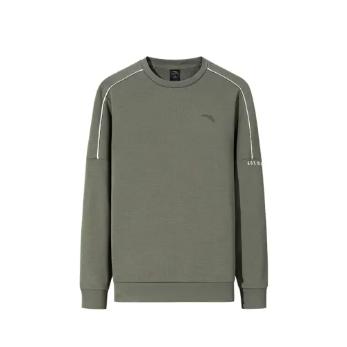 ANTA Sweatshirts Men's Dark Noble Green 2 Crew Neck Moderate