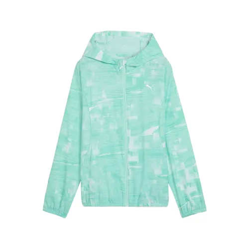 PUMA Velocity Jackets Women's Turquoise Hooded Moderate Other