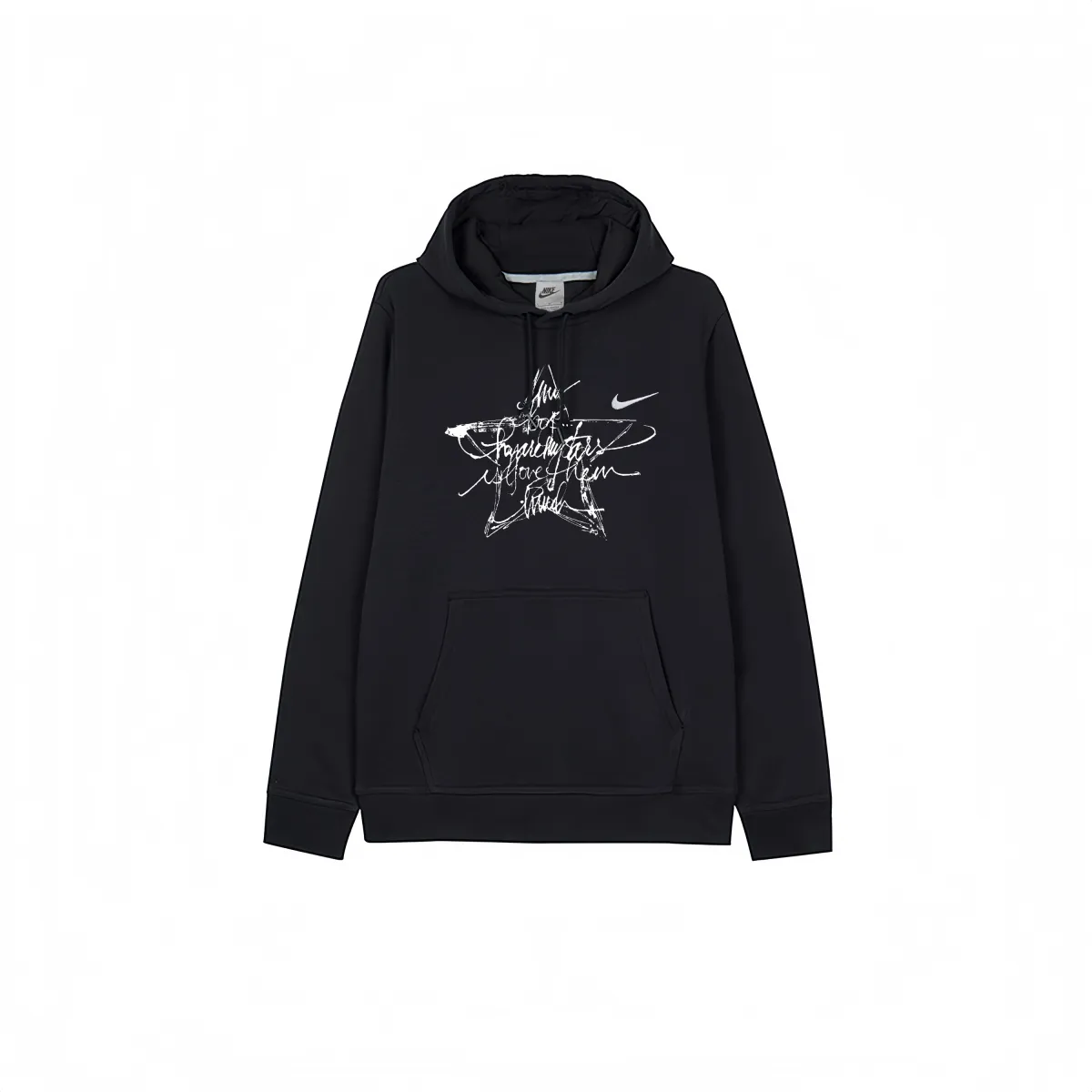 Nike Sweatshirts Men's Black Hooded Moderate Regular