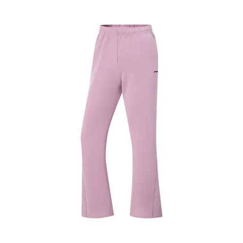 Li Ning Fitness Series Casual Pants Women's Huyu Purple