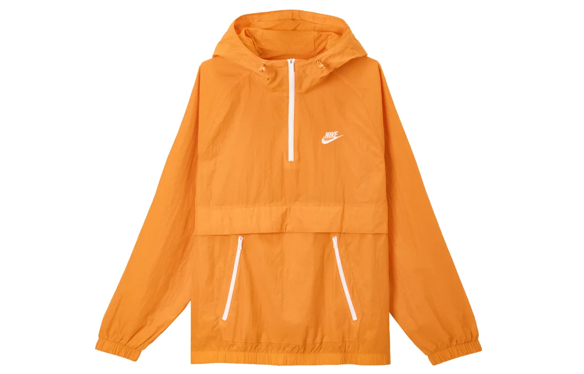Nike Jackets Men's Orange Hooded Moderate Other
